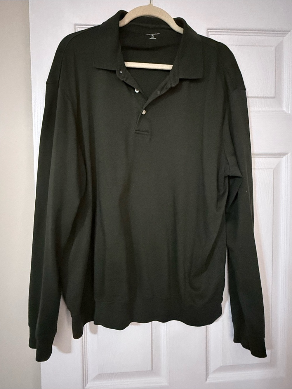 Men's Long-Sleeve Polo Shirt - black